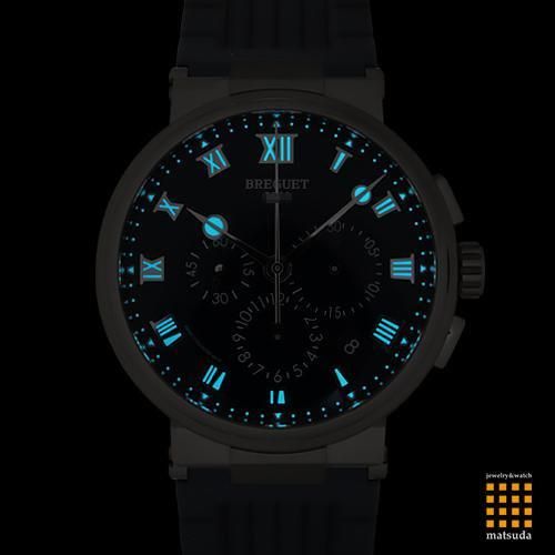 未使用】Breguet ブレゲ 5527 黒 ラバーベルト