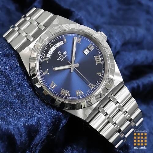 チュードル TUDOR 28600 ロイヤル デイデイト 自動巻き ネイビー 2020年新作】チューダー ロイヤル Ref.28600 デイトデイ 41mm