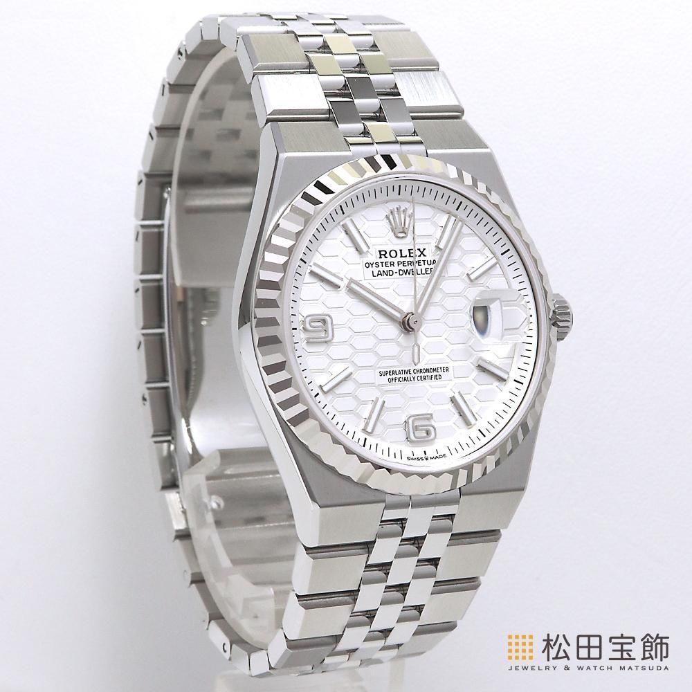 ロレックス 127234 ランドドゥエラー 36 インテンスホワイト ハニカム