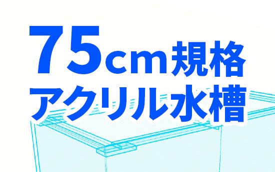 75cm規格アクリル水槽一覧｜東京アクアガーデン