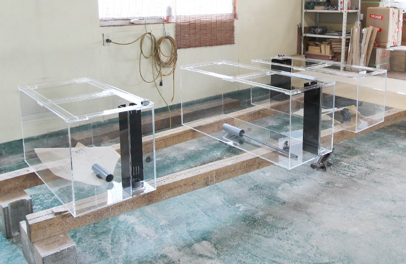 オーダーメイド水槽 様々なサイズ・仕様の水槽を製作可能