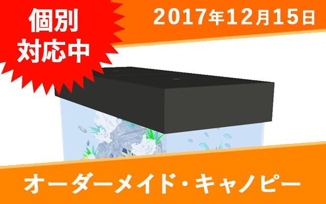 オーダーメイド アクリルキャノピー W450 D450水槽用 カブセ式 オーダーメイド水槽は東京アクアガーデンオンラインショップ