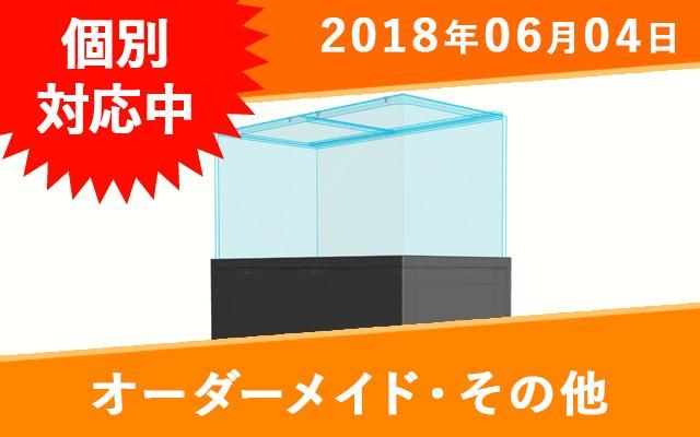 西濃運輸営業所止め限定 アクリル水槽 W900xD600xH450（板厚