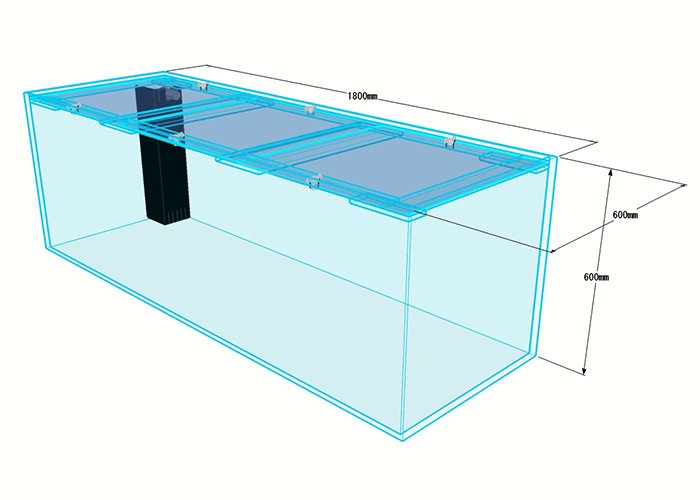 180cmアロワナ水槽セット（鉄製水槽架台）※別途送料がかかります - オーダーメイド水槽は東京アクアガーデンオンラインショップ