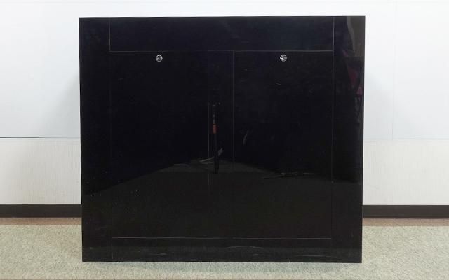 【中古】OF用 塩ビ製900キャビネット（黒）両面仕様 - オーダーメイド水槽は東京アクアガーデンオンラインショップ