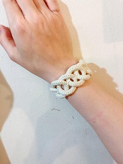 CIANSUMI knitted bangle 2 - monster in my daydream