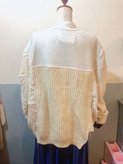 keisuke kanda リボン縫いのセーター