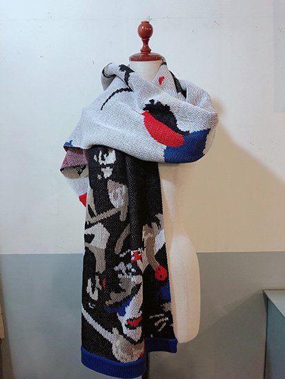 STORAMA Masterpiece Knit Stole 2020 民衆を率いる自由の女神 - monster in my daydream