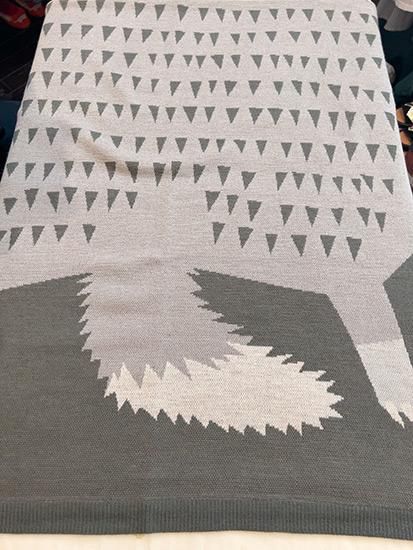 小物 bedsidedrama Carpet Animals Big Stole bedsidedrama Carpet Animal big stole WOLF - monster in my
