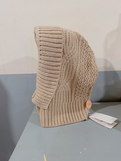 色味が合わず出品致しますdeco depuis 1985 KNIT BALACLAVA beige