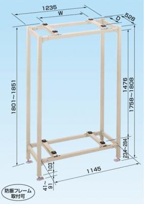 K-KW15G 二段置台（塗装仕上げ）- 空調のことならエアコン部材・空調部材の空調.comエアコンボーイ