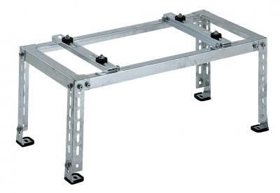 B-HM3平地・傾斜置用架台（溶融亜鉛メッキ仕上げ）4台入り【送料無料