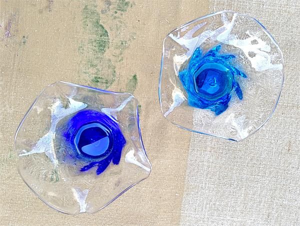 仲本 庄吾 ウミノオト花小鉢 - 喜器 (kiki) 沖縄の器 琉球ガラス 雑貨