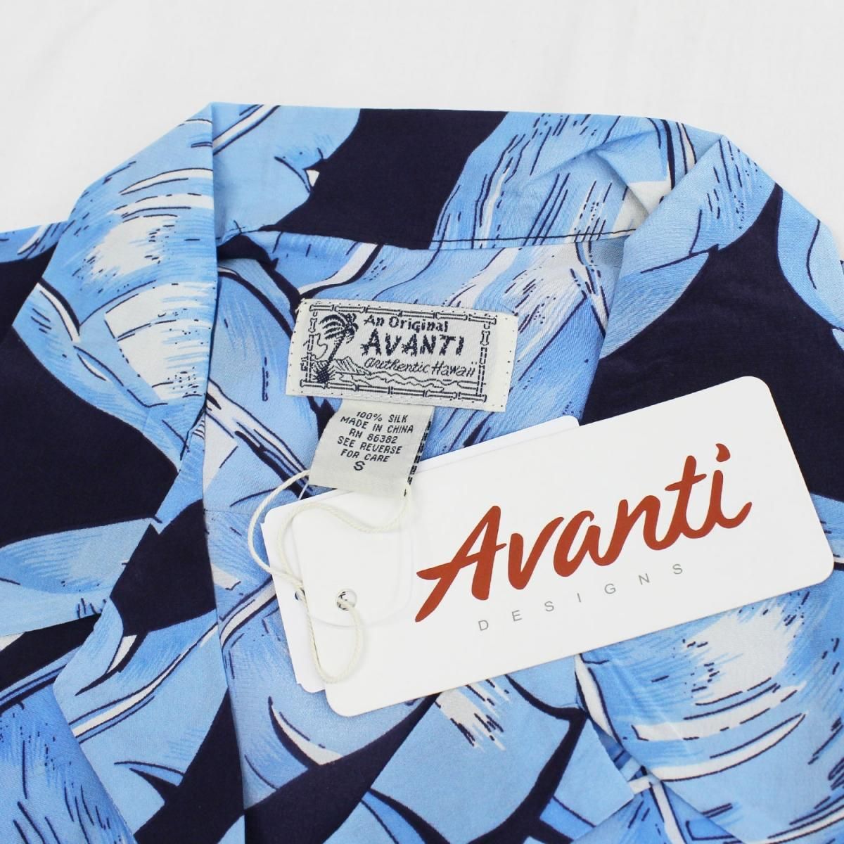 AVANTI シルク　アロハシャツ 送料無料 Avanti アヴァンティ Vintage-style Silk Aloha Shirt