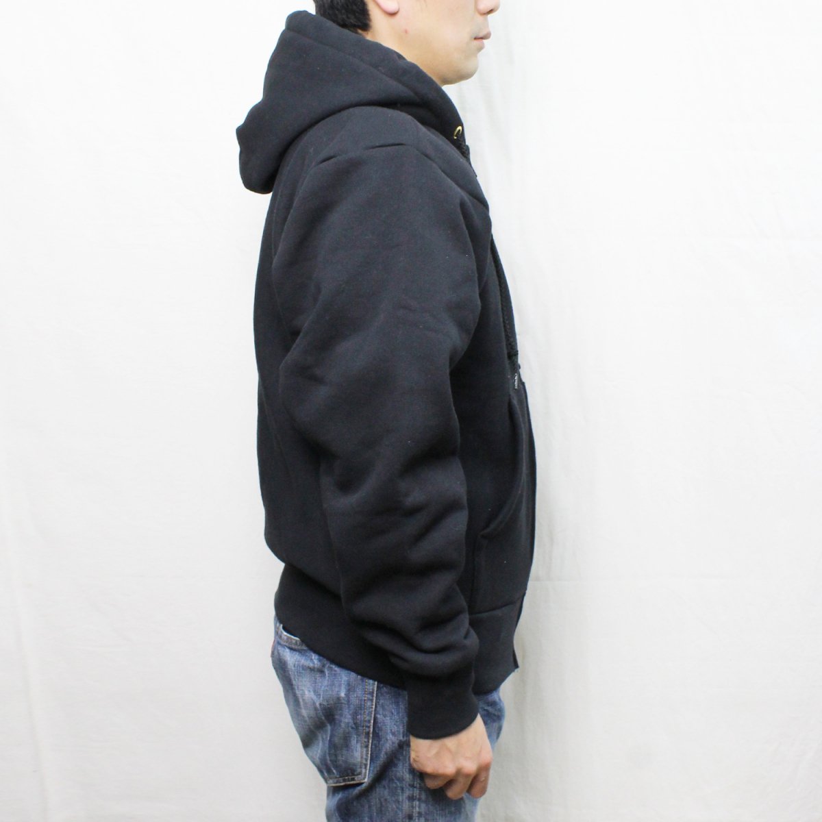 送料無料☆CAMBER / #231 Cross-Knit ZIPPER HOODED (BLACK) - REDWOOD