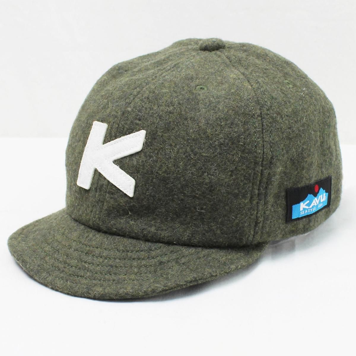 送料無料 Kavu カブー Baseball Cap Wool ベースボール キャップ ウール Short Brim ショートブリム 短ツバキャップ