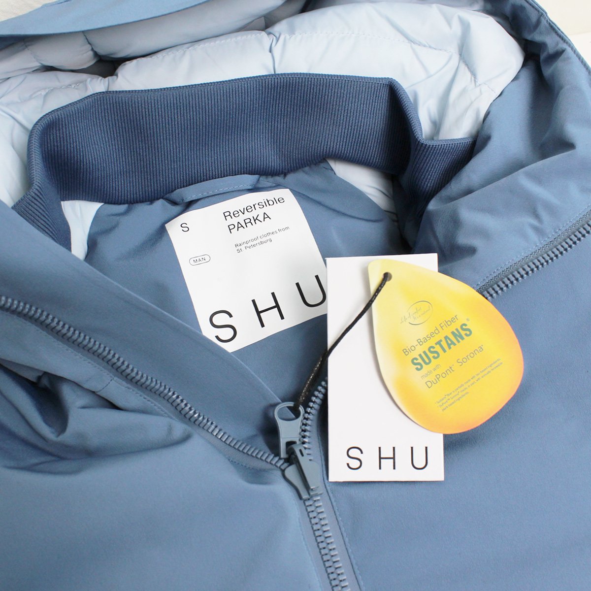 送料無料 SHU シュウ REVERSIBLE PARKA リバーシブルパーカー