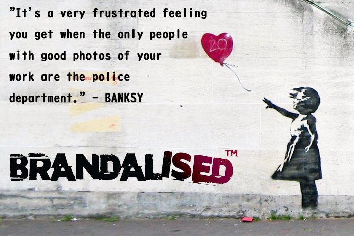 送料無料 Brandalised™ ブランダライズ Banksy Graffiti Artworks バンクシー グラフィティー アートワークス