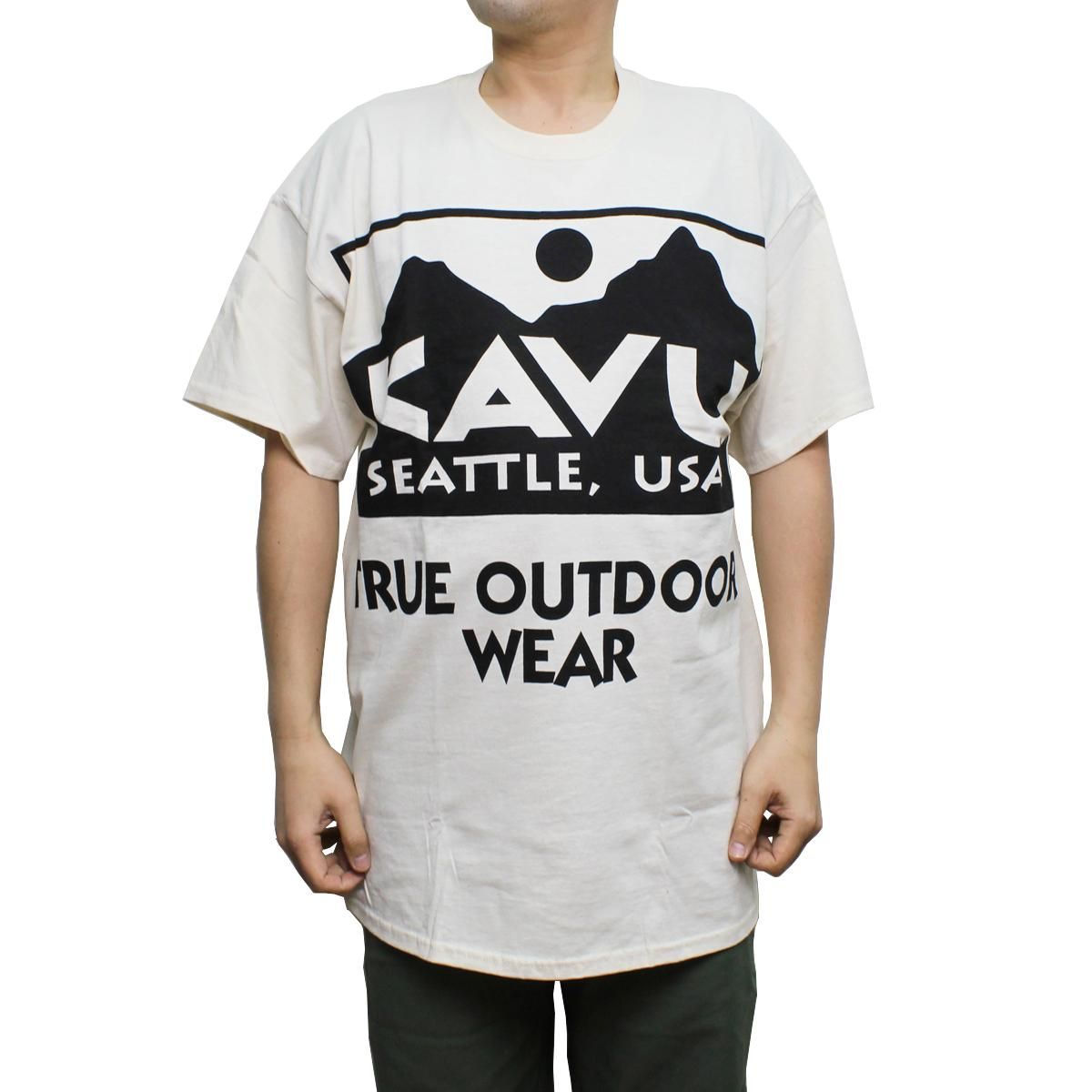 ネコポス便 0円 発送対応 Kavu カブー Big Logo Tee ビック ロゴ Tシャツ Xlサイズ ネコポス便 0円 発送対応 Kavu カブー Big Logo Tee ビック ロゴ Tシャツ Xlサイズ