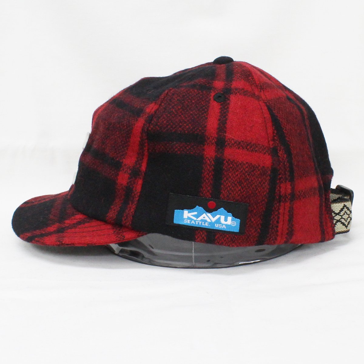 送料無料 KAVU カブー Check Baseball Cap Wool チェック ベースボール キャップ ウール SHORT BRIM  ショートブリム 短ツバキャップ