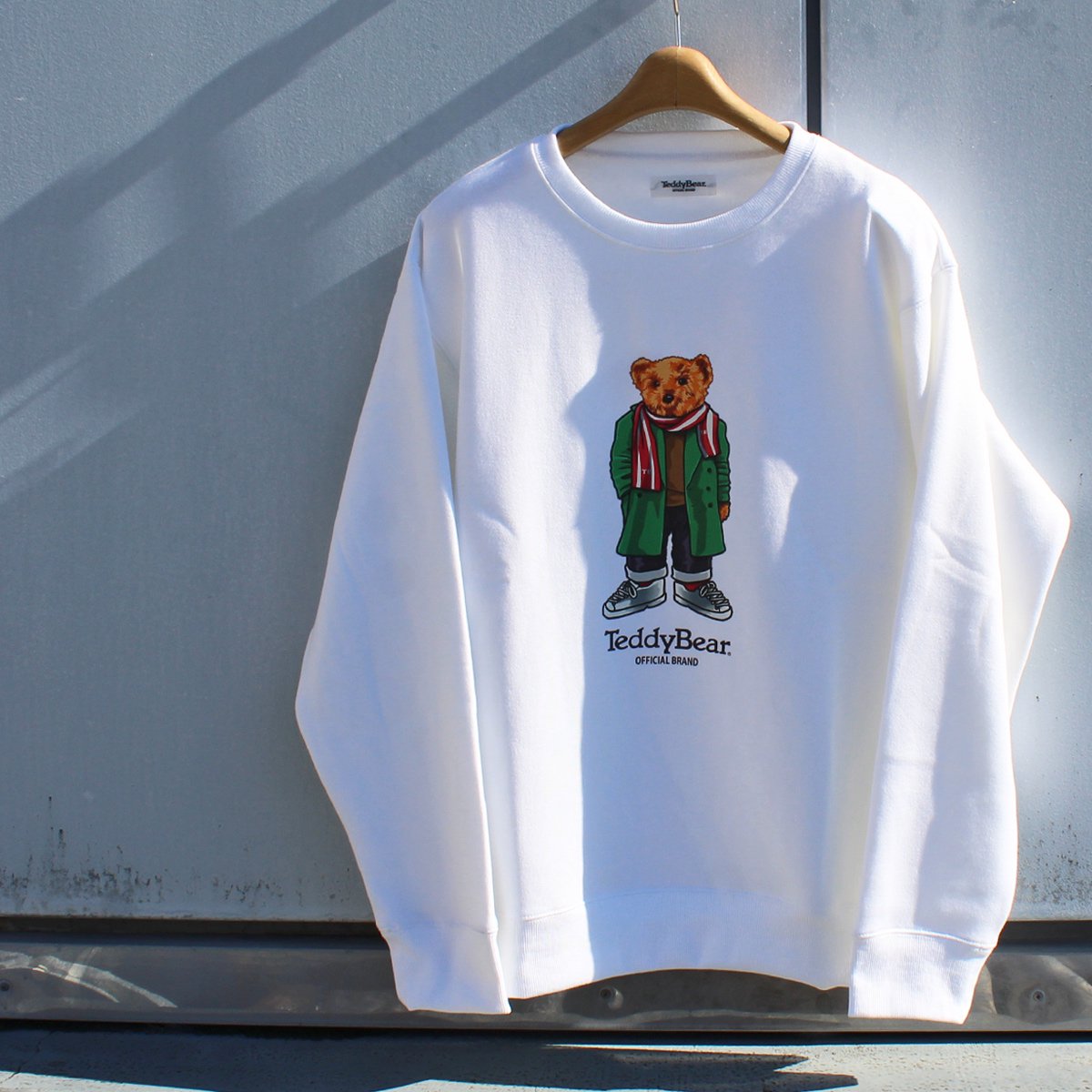 送料無料 TeddyBear OFFICIAL BRAND テディーベアー 931016 TeddyBear PRINT CREW NECK  SWEAT SHIRT