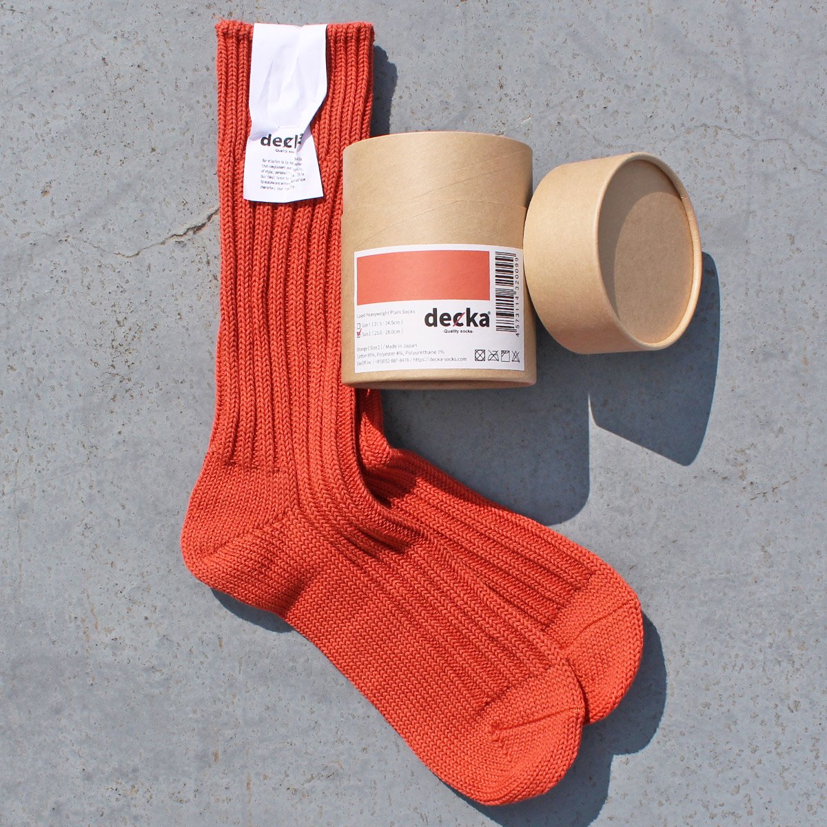 decka quality socks デカ クォリティソックス Cased Heavyweight ...