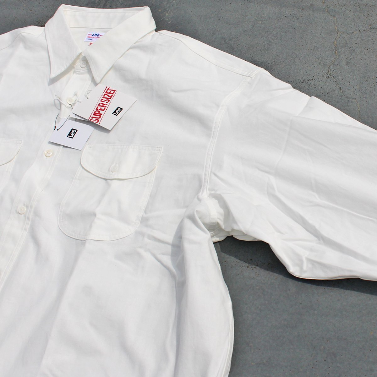 送料無料 Lee リー LM4689 SUPER SIZED WORK SHIRTS スーパーサイズ ワーク シャツ