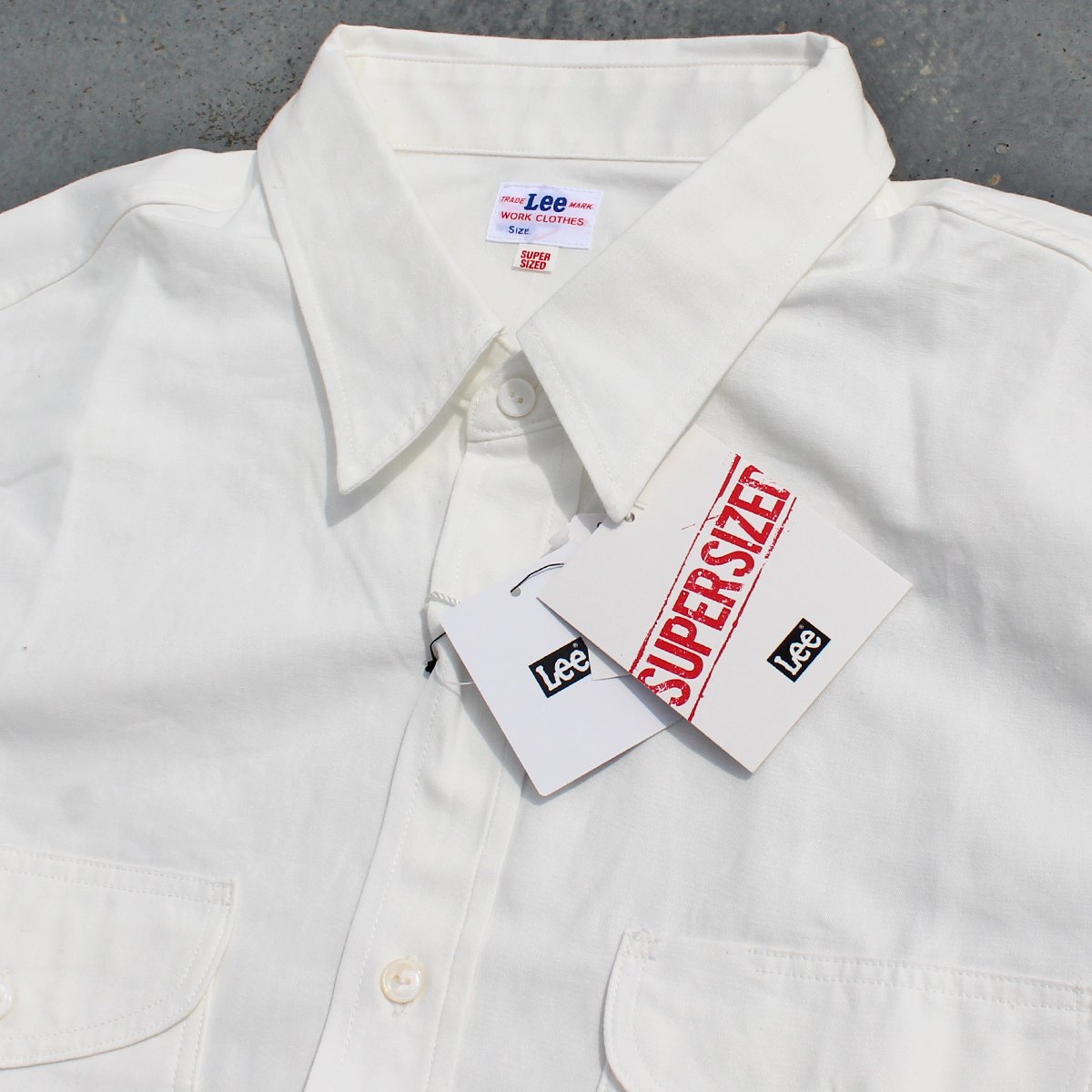 送料無料 Lee リー LM4689 SUPER SIZED WORK SHIRTS スーパーサイズ ワーク シャツ