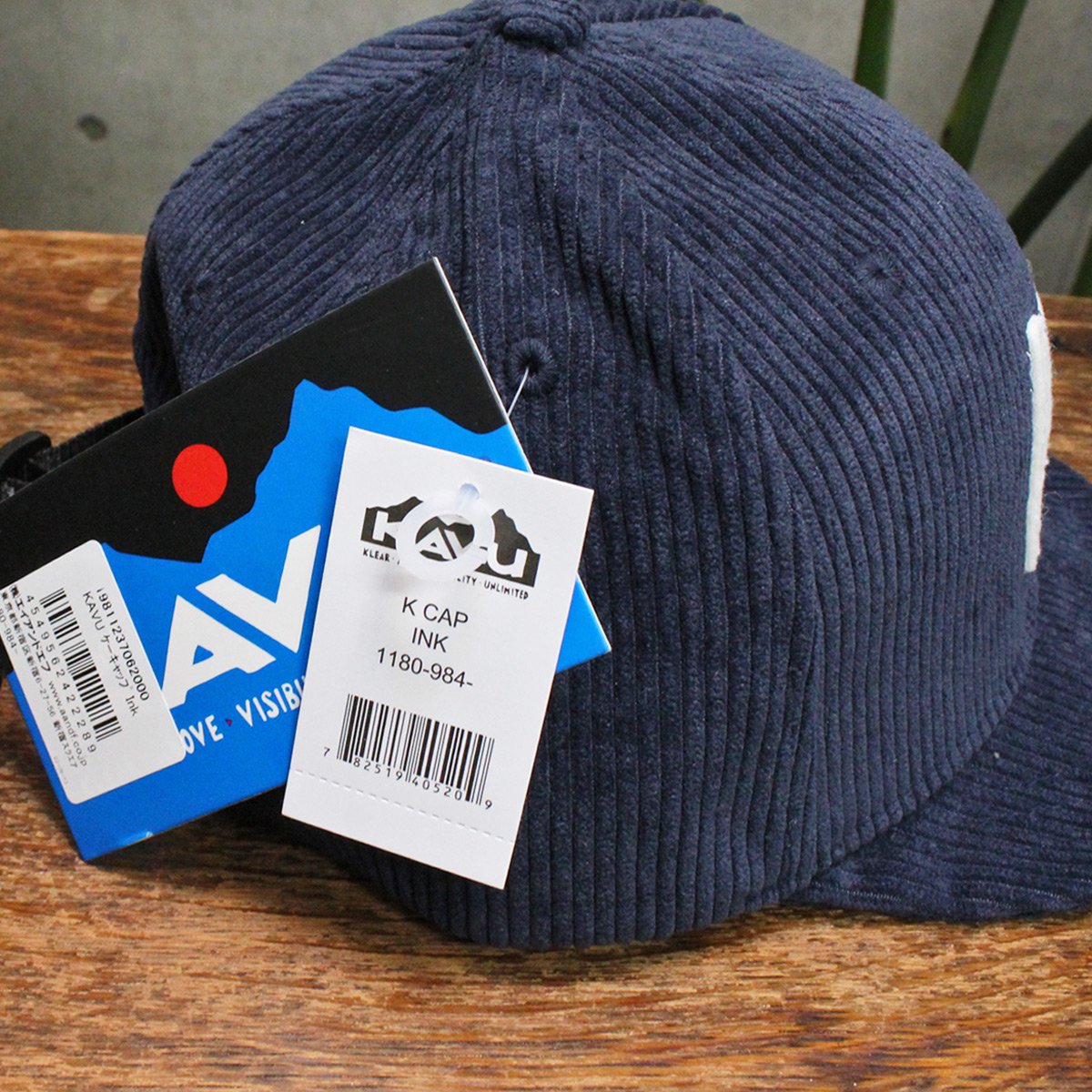 KAVU カブー K Cap 太畝コーデュロイ ベースボール キャップ Cord BaseBall Cap SHORT BRIM