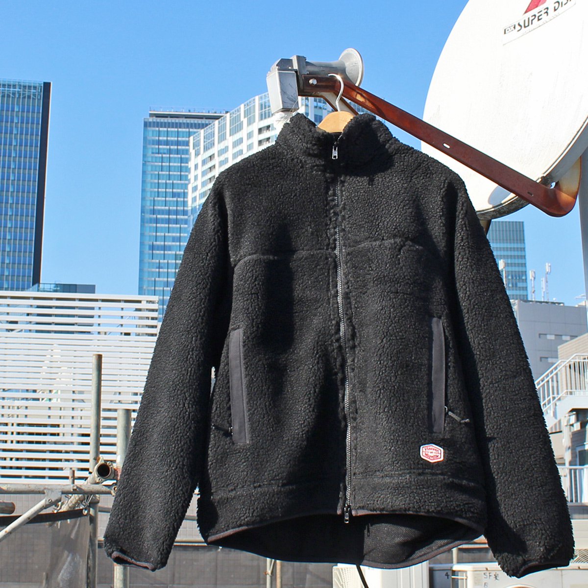 Vincent et Mireille ヴァンソン エ ミレイユ BOA ZIP STAND JACKET ...