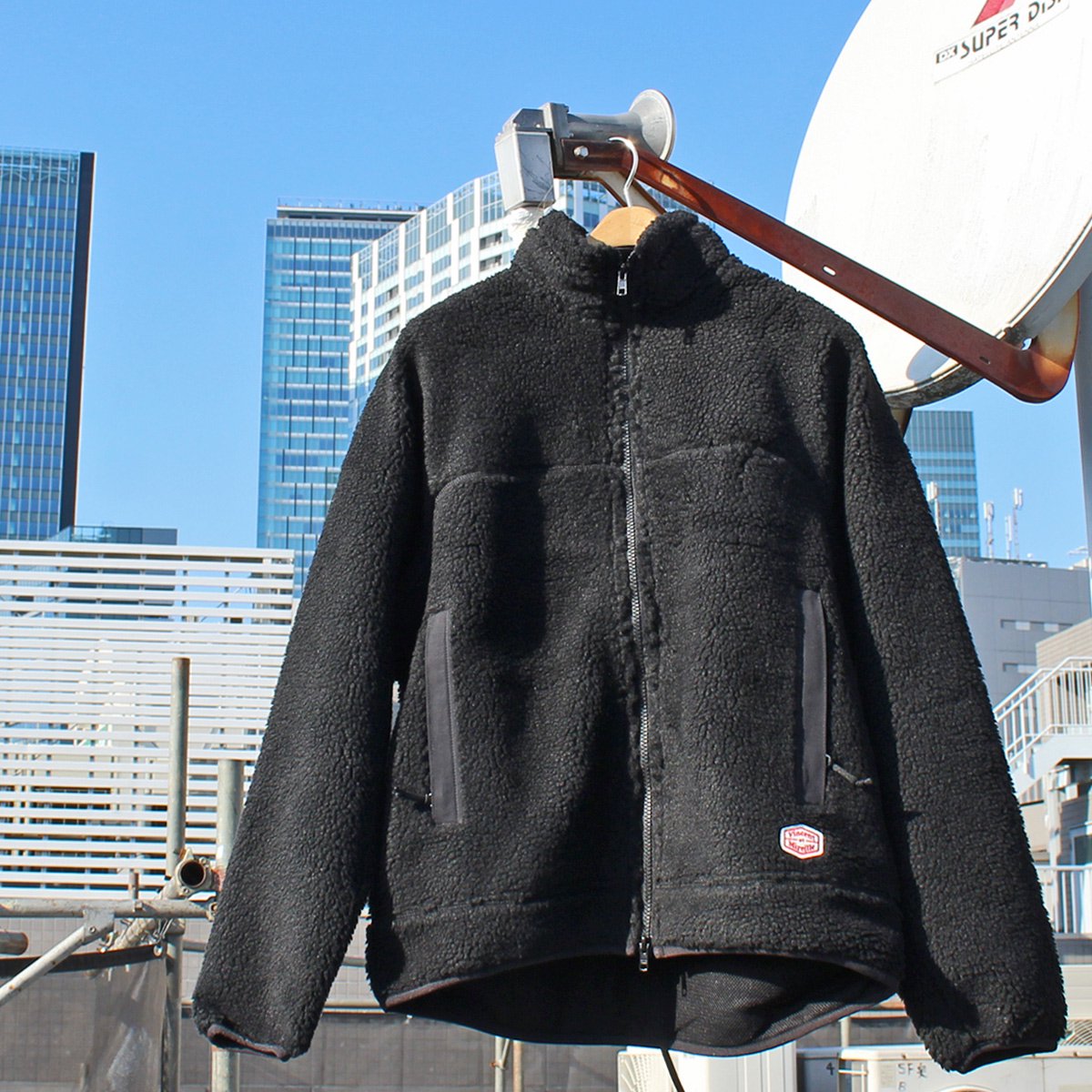 Vincent et Mireille ヴァンソン エ ミレイユ BOA ZIP STAND JACKET ボア ジップ スタンド ジャケット