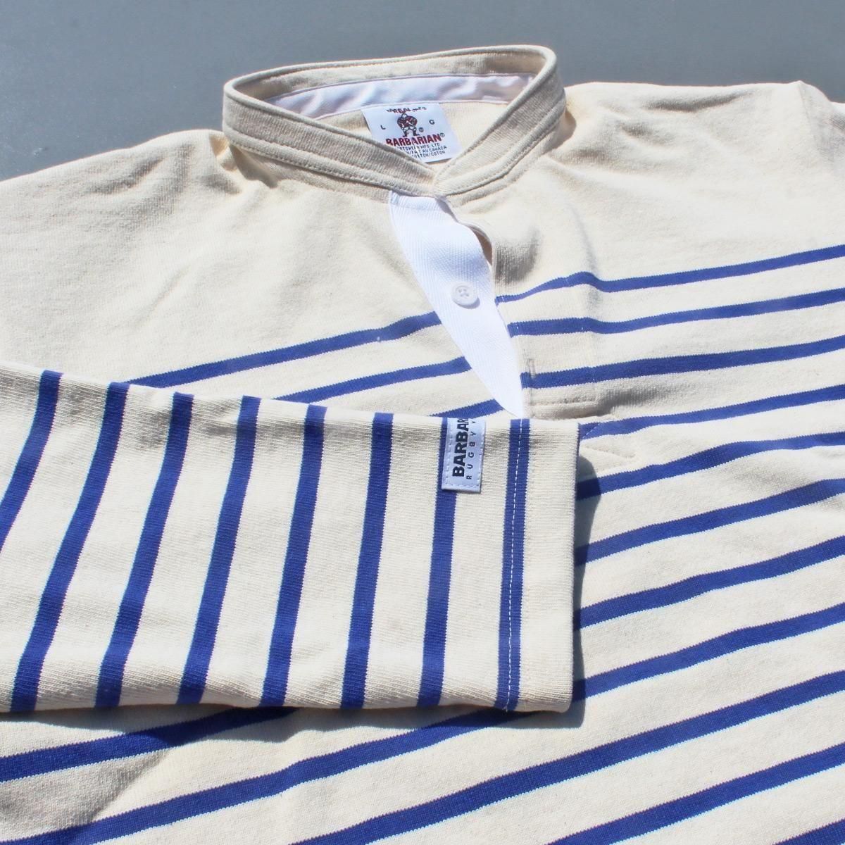 未使用 BARBARIAN バーバリアン RUGBY WEAR 12ozXL BARBARIAN / バーバリアン BARB002 CLASSIC 12oz RUGBY SHIRT