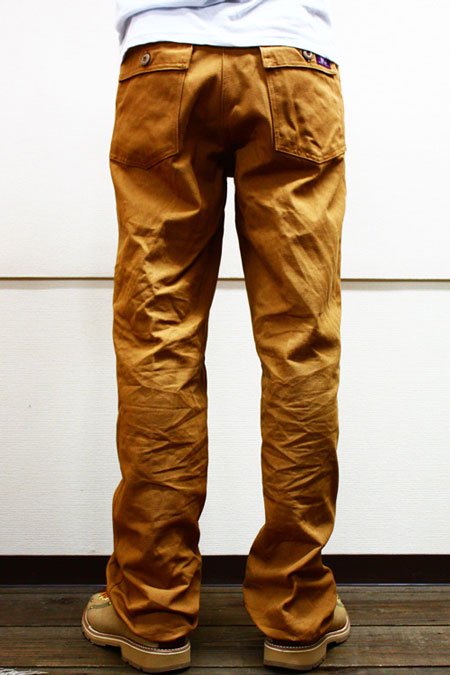 ガンホー GUNG HO / CAMP TROUSER PANTS (DUCK BROWN) キャンプトラウザー・ダックブラウン　ウオッシュ加工済み