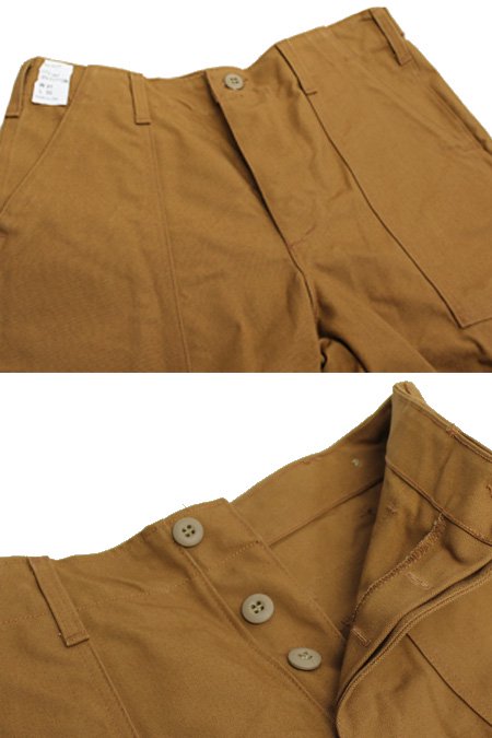 ガンホー GUNG HO / CAMP TROUSER PANTS (DUCK BROWN) キャンプトラウザー・ダックブラウン　ウオッシュ加工済み