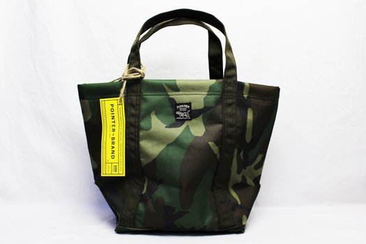 ★POINTER BRAND / WOODLAND CAMO TOTE BAG - REDWOOD by UNION SQUARE CORP.  Estabrished 1979