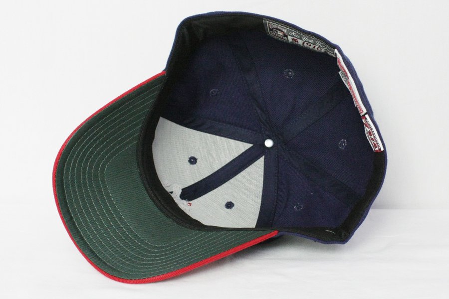 アメリカン ニードル American Needle クーパーズタウン ベースボールキャップ Baseball Cap Cooperstown Yankees ネイビー レッド Redwood By Union Square Corp Estabrished 1979