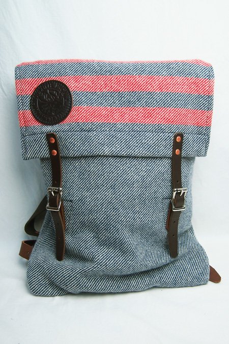 M/Y店★Faribault Woolen Mills×Duluth Pack / Scout Pack (Navy/Red) - REDWOOD  by UNION SQUARE CORP. Estabrished 1979