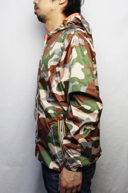 ☆K-WAY / JACQUES PLUS DOUBLE GRAPHIC Mens (Camo / Flame