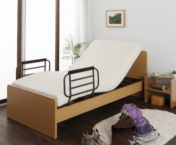 シンプル電動介護ベッド【ラクティータ】【非課税】 シングルベッド
