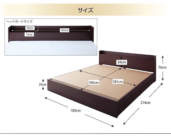 キングサイズの寸法は？ベッド幅は何センチ？