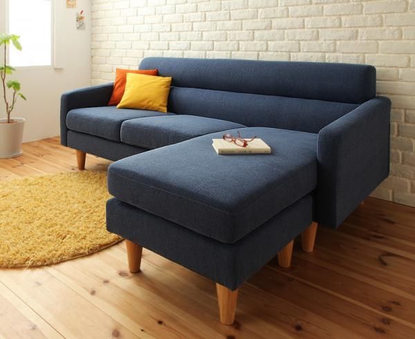 グランドサイズコーナーカウチソファ ロッディ セット（オットマン付