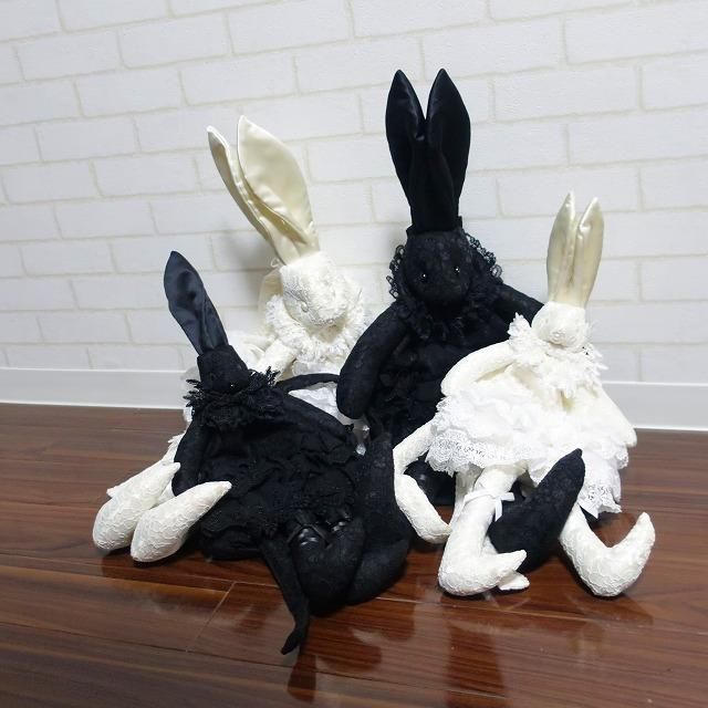 【再入荷】うさぎショルダー,ブラック,うさぎレースバッグ黒,Rabbit,Bunny,Bag,母の日,発表会プレゼントのネットショップ通販のお店　 Ballerinart【バレリーナート】