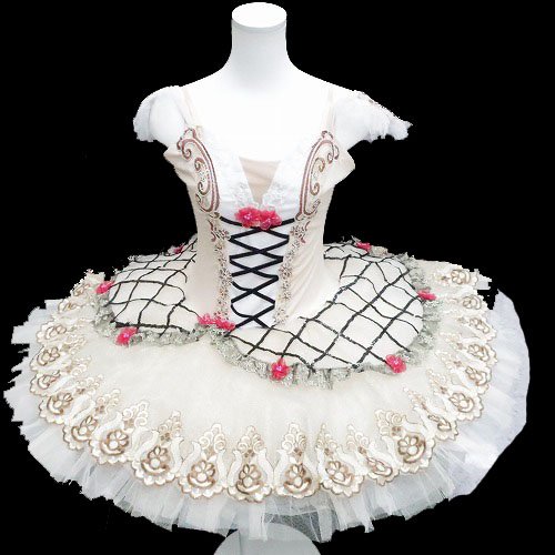 #144　バレエ　衣装　クラシックチュチュ　ピンク　ホワイト