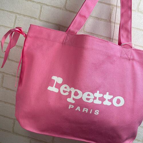 repetto レペット ピンク トートバッグ - トートバッグ