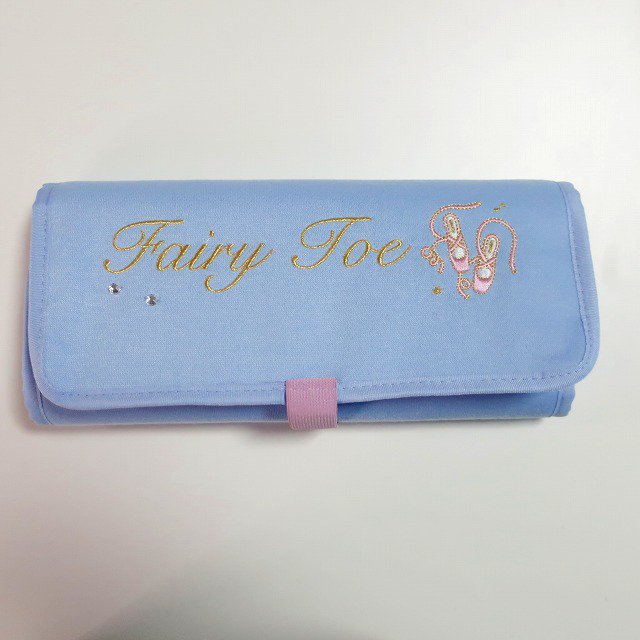 ニックナック Fairytoe スウェットトウシューズケース バレエ トゥシューズケース シューズケース シューズバッグ 女の子 消臭加工 ロールケース  折りたたみ コンパクト メッシュ フック付き プレゼント かわいい おしゃれ