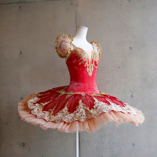 #144　バレエ　衣装　クラシックチュチュ　ピンク　ホワイト