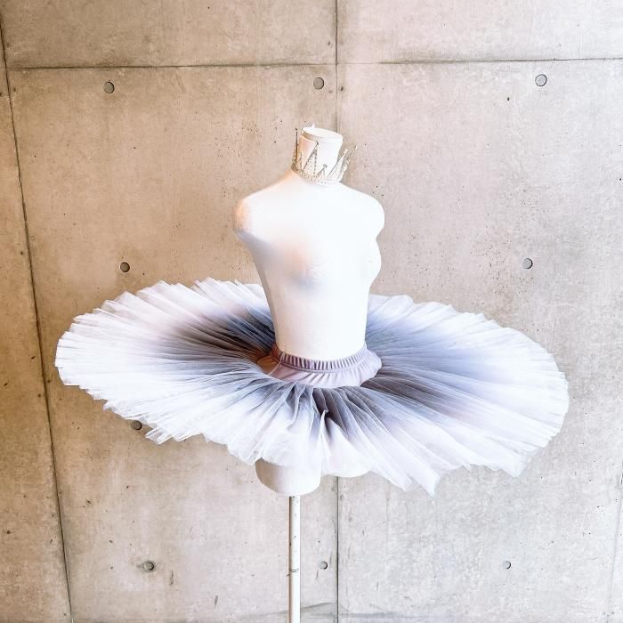 【新品未使用】バレエ チュチュ 大人用 練習用 衣装 グレー　発表会にも◎ チュチュボン グレー バレエチュチュ | 軽くておしゃれ - バレエ衣装