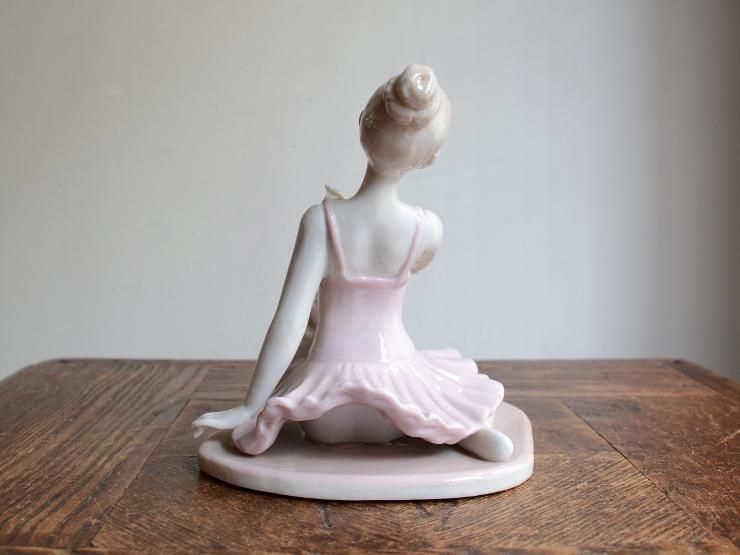 バレリーナ 陶器製 ヴィンテージ バレリーナモチーフ 陶器オブジェ｜アンティーク