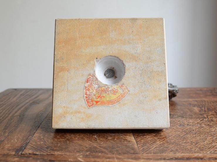 古材　オブジェ ヴィンテージ 山羊モチーフ オブジェ（割れあり）｜アンティーク