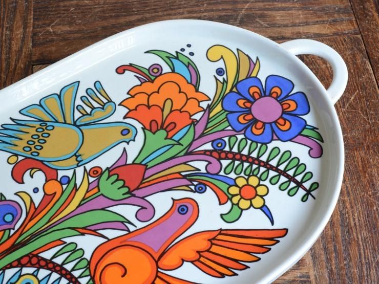 Villeroy＆Boch アカプルコシリーズ トレイ｜アンティーク雑貨